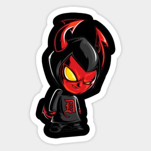 Devil man Sticker